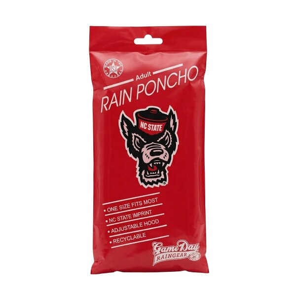 Poncho Red Repeating Tuffy
